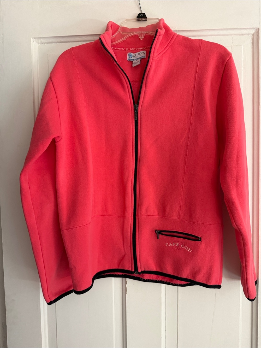 Cape Cod Women’s Coral Pink Fleece Zip Jacket